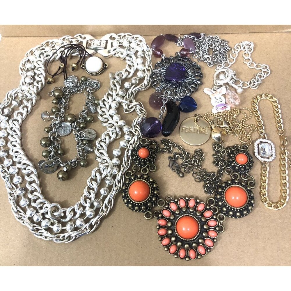 Vintage To Now Costume Jewelry Lot - Wear, Repair, Craft - AS IS